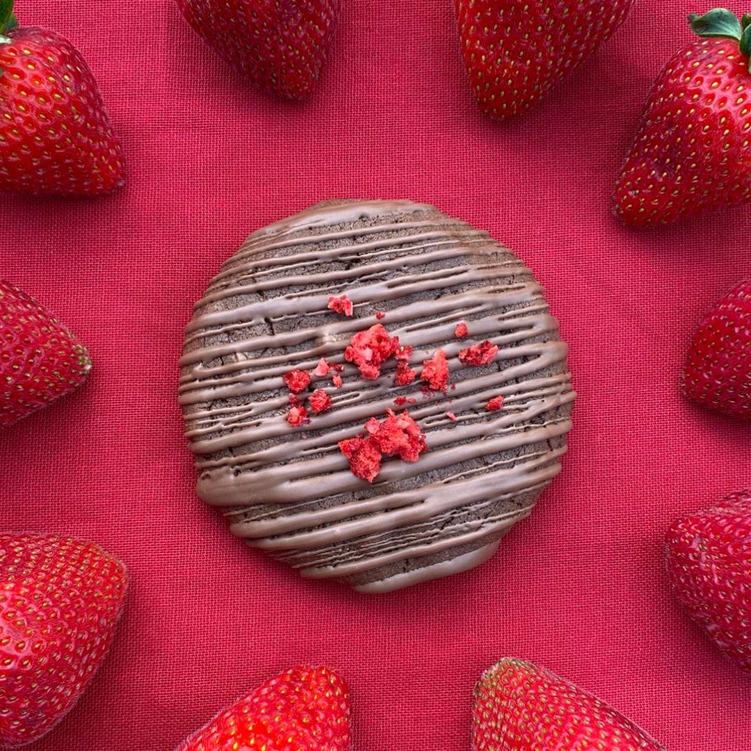 Funky Monkey Cookies Choc Strawberry Cookie