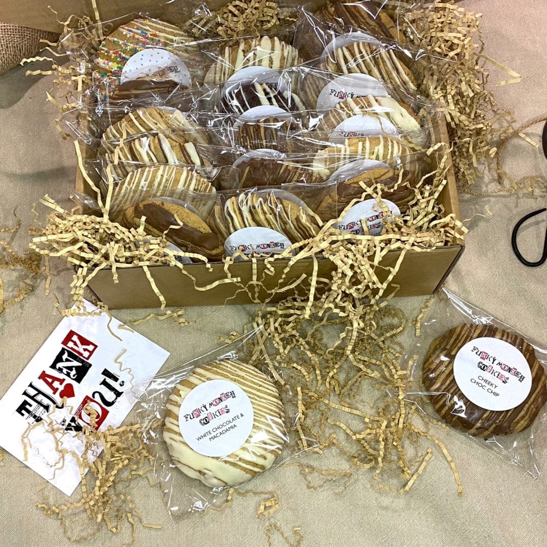 Funky Monkey Cookies Funky Taster Treat Box (Inc 18 Flavours) Gift Pack