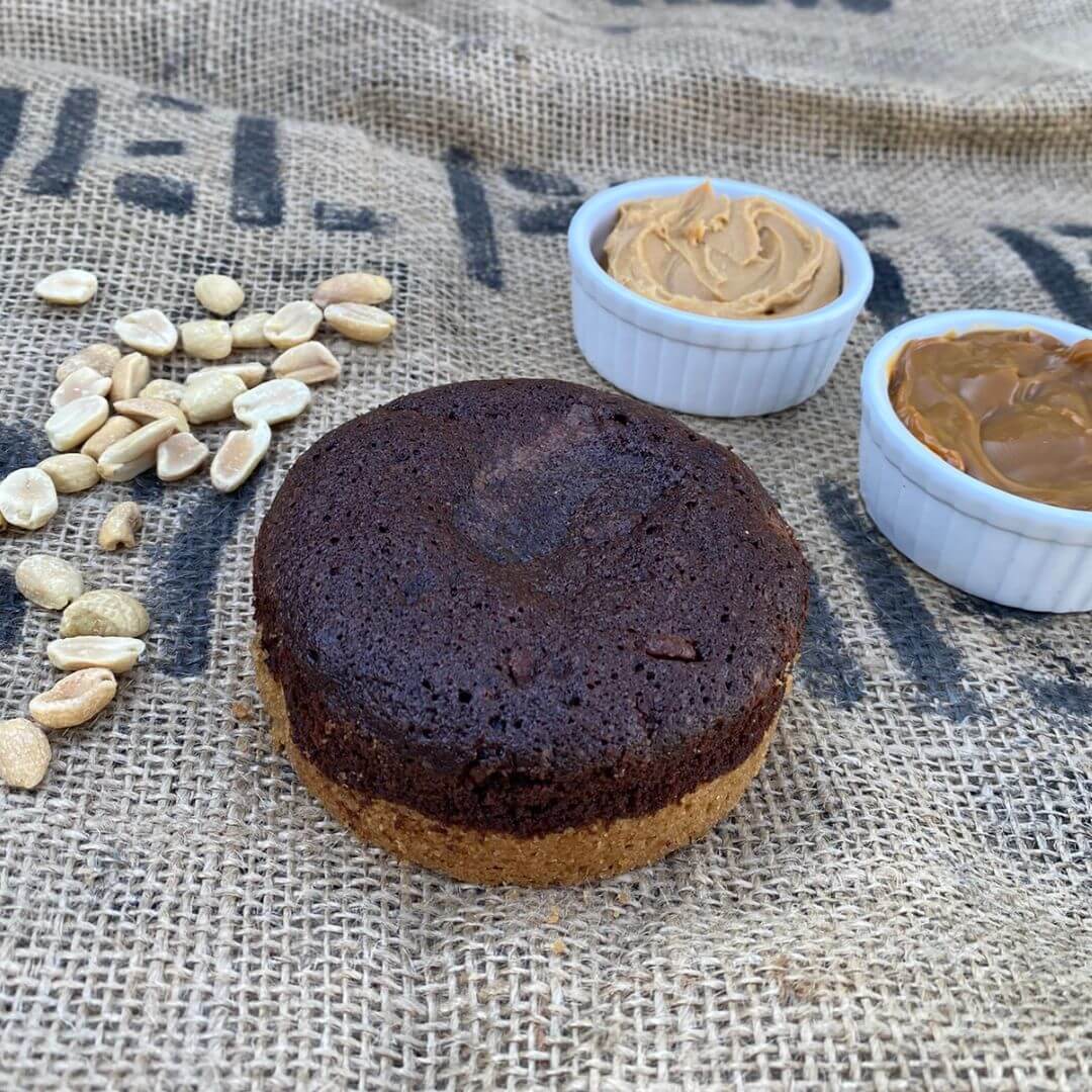 Funky Monkey Cookies Peanut Butter & Caramel Frookie - Brownie Top Cookie