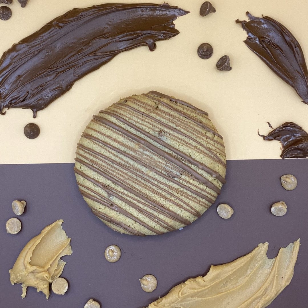 Funky Monkey Cookies Peanut Butter & Nutella Cookie