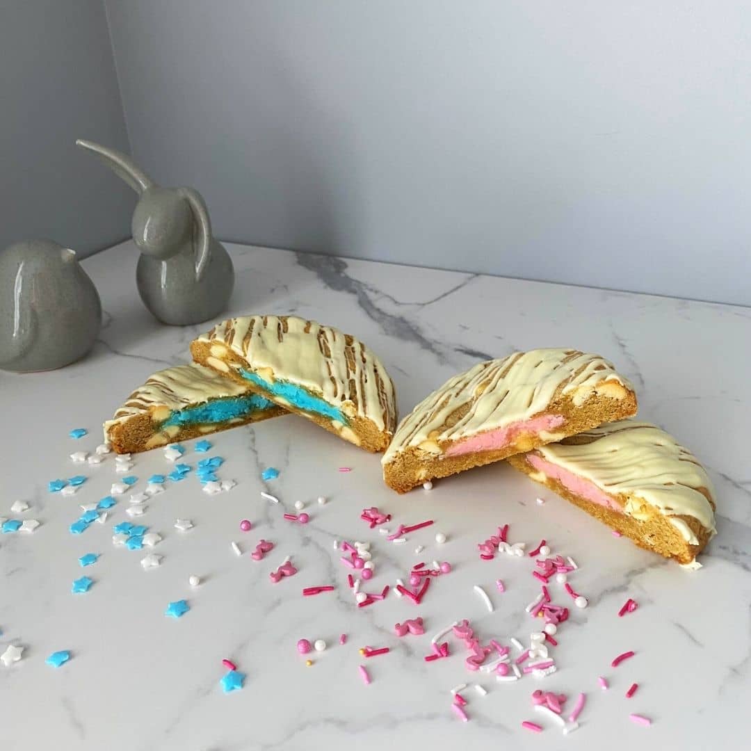 Funky Monkey Cookies Gender Reveal Cookies Cookies