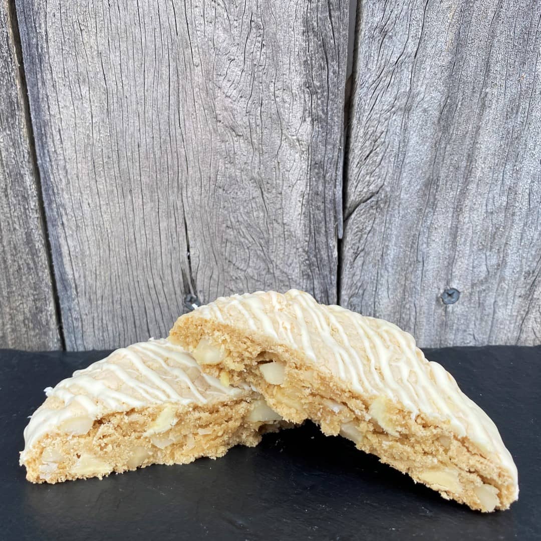 Funky Monkey Cookies Gluten Free White Chocolate & Macadamia Cookie