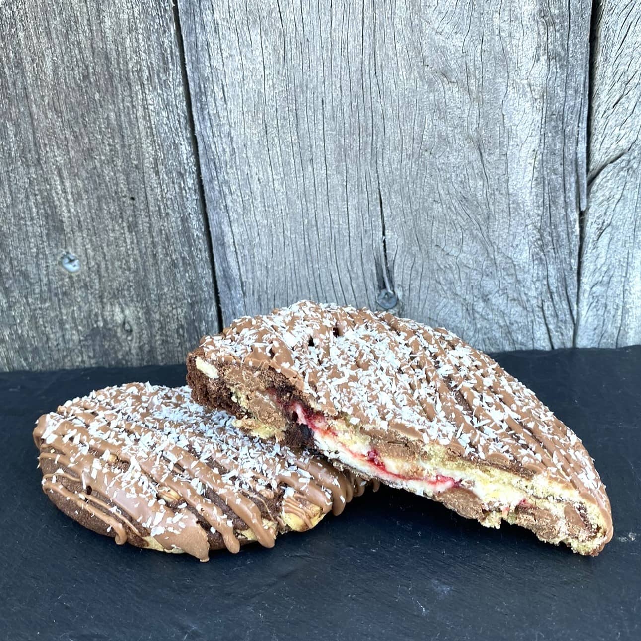 Funky Monkey Cookies Lamington Cookie